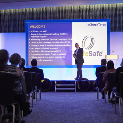 Images from the Tyre Safe briefing conference and Tyre Safe Awards 2019