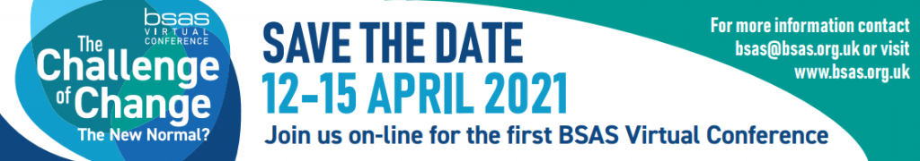 Save the date BSAS 2021